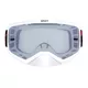 RedBull Spect Evan Motocross-Brille, weiß, rauch/silbernes Plexiglas