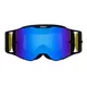 Motocrossbrille RedBull Spect Torp blau matt, spiegelblau plexi