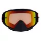 Motocrossbrille RedBull Spect Whip, schwarz matt, rot verspiegeltes Plexiglas