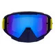 Motocross-Brille RedBull Spect Whip, blau matt, spiegelblaues Plexiglas