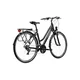 Damen-Trekkingrad Kross Trans 1.0 28" SR Gen 007 - černá / šedá / stříbrná / lesk