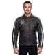 W-TEC Sheawen Vintage Herren Leder Motorradjacke - schwarz