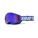 Motocrossbrille 100% Strata 2 New Mirror - Neon žluté, růžové plexi - Modré, červené/modré plexi