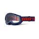 Motocrossbrille 100% Strata 2 Neu - Orange, čiré plexi - Blue-Red modro-červená, čiré plexi