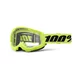 Motocrossbrille 100% Strata 2 Neu - Orange, čiré plexi - Neon Yellow, čiré plexi