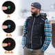 Pánská vyhřívaná vesta inSPORTline WARMhim - schwarz